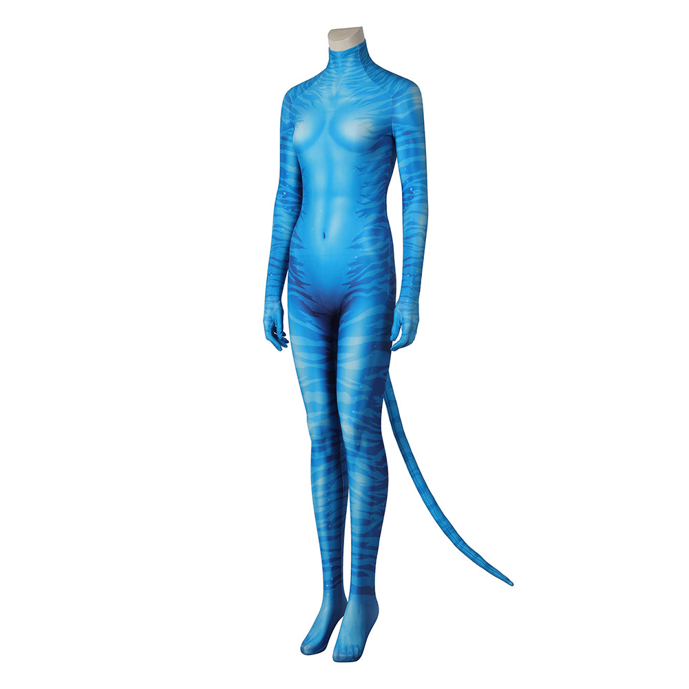 Neytiri Cosplay Avatar: The Way of Water Kostüm Halloween Karneval Jumpsuit