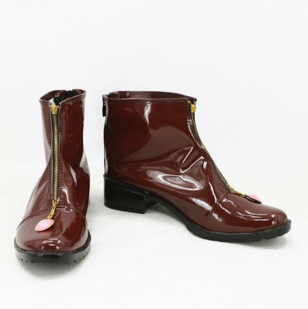 Giorno Giovanna JoJo's Bizarre Adventure: Golden Wind Schuhe Cosplay Schuhe Braun