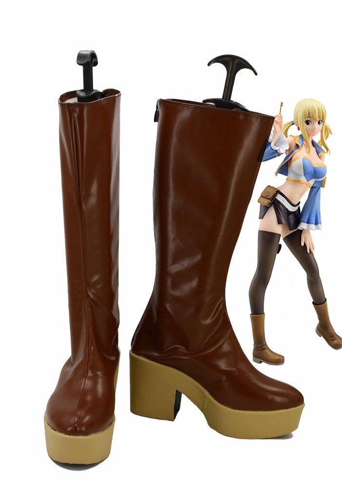 Fairy Tail Lucy Schuhe Cosplay Schuhe Stiefel Version 3