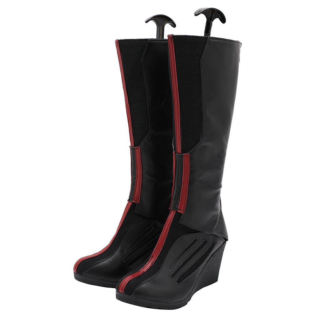 Wanda Vision Scarlet Witch Stiefel Cosplay Schuhe