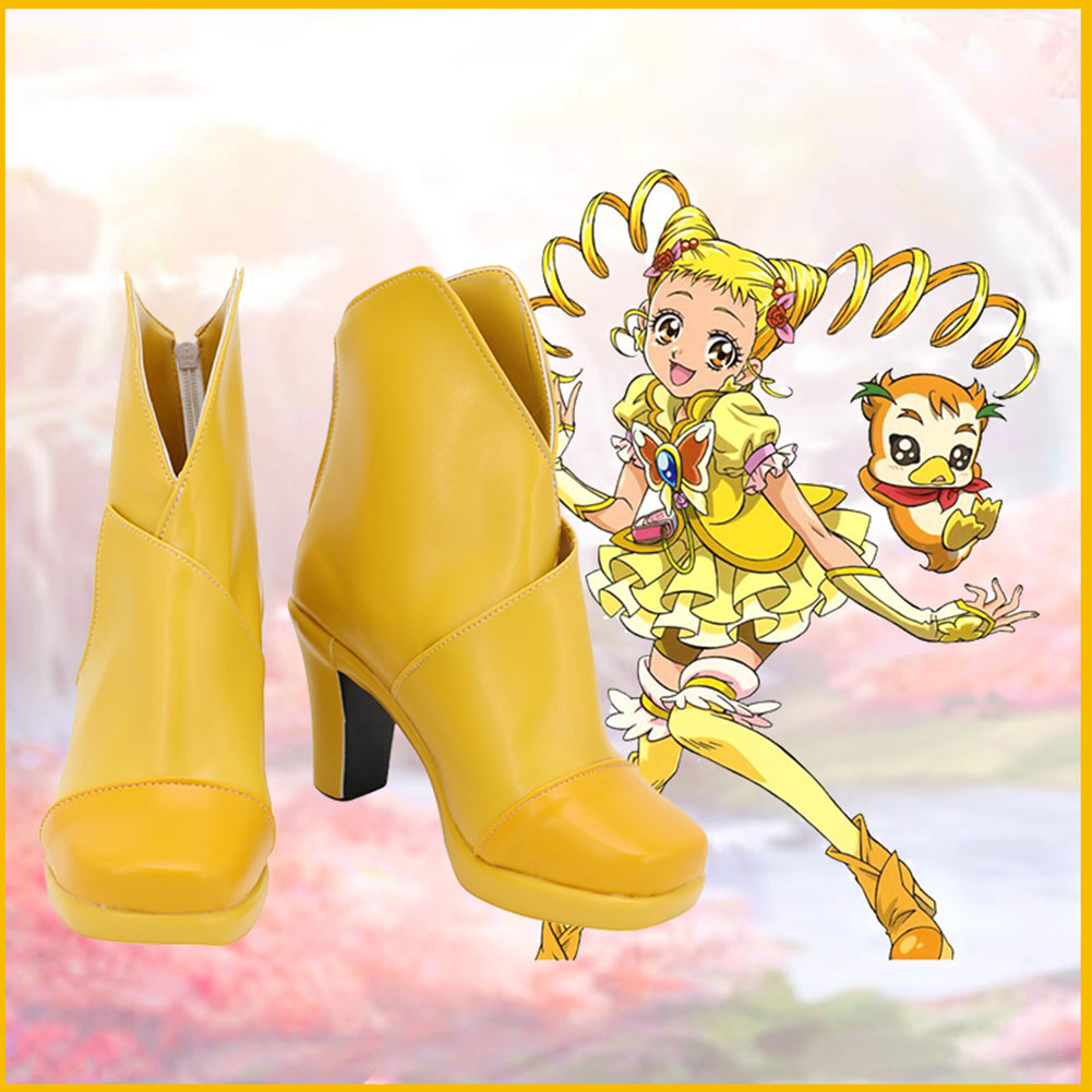 Jawohl!Pretty Cure Kasugano Urara Cosplay Schuhe Stiefel Halloween Schuhe