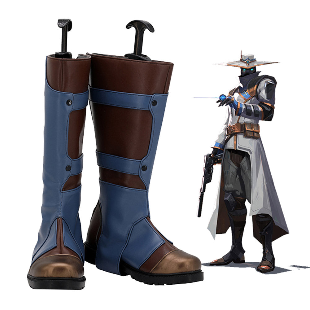 Valorant Cypher Stiefel Cosplay Schuhe