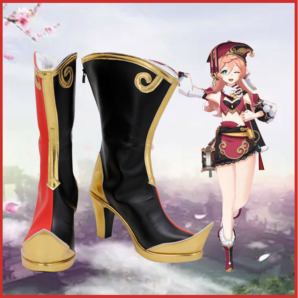 Genshin Impact Yan Fei Cosplay Schuhe