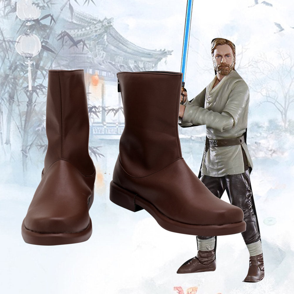 Obi-Wan Kenobi Schuhe Obi-Wan Kenobi Cosplay Stiefel