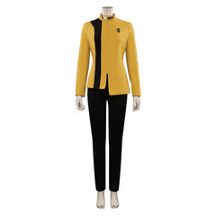 Star Trek: Discovery Cosplay Kostüm Gelbe Uniformen Outfits Halloween Karneval Set