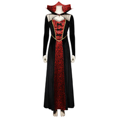 Damen Witch Cosplay Erwachsene Kostüm Halloween Karneval Kleid