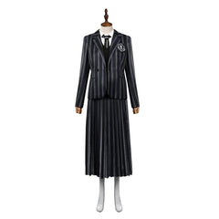 Addams Cosplay School Uniform Halloween Karneval Outfits