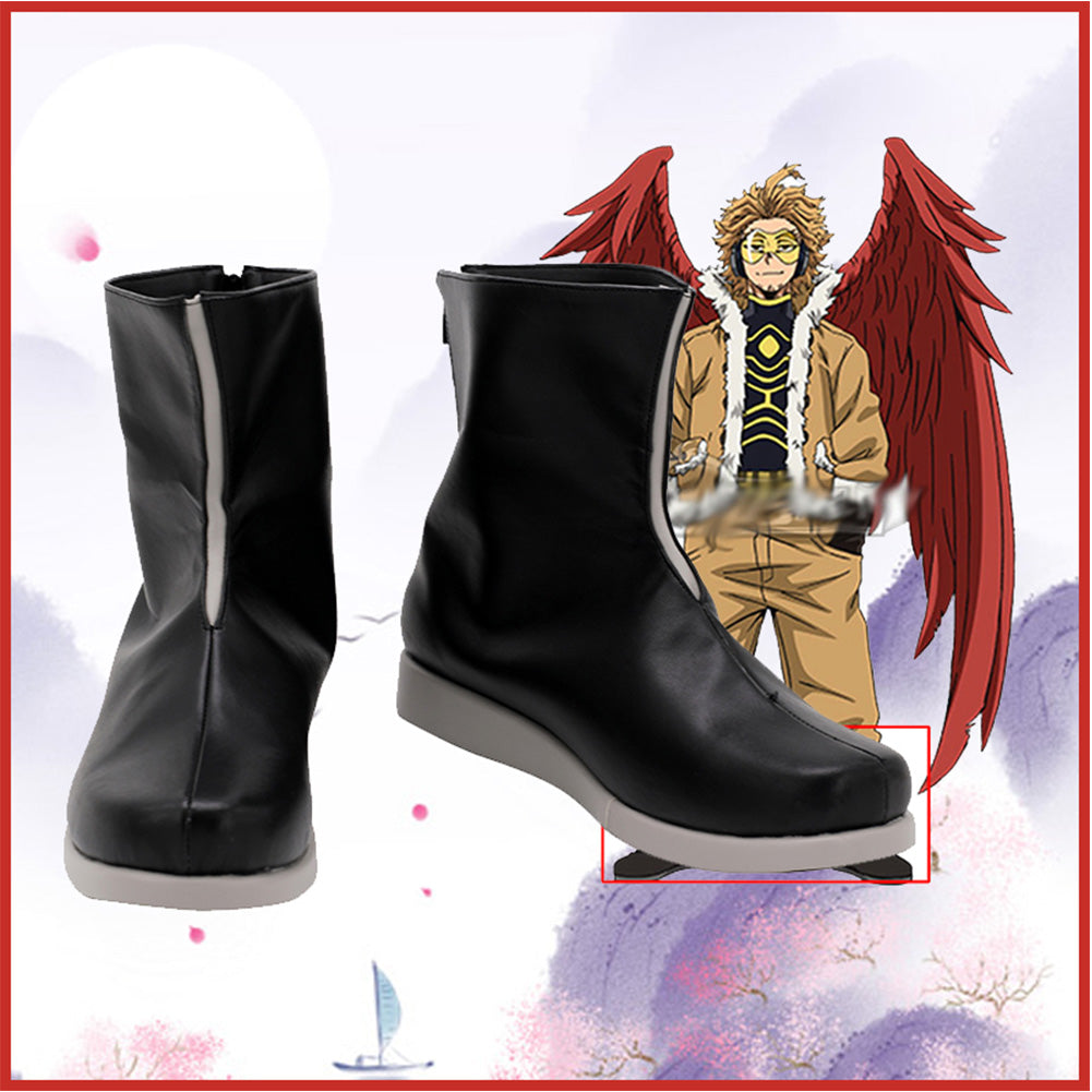 Boku no Hero Akademia BNHA Hawks Stiefel Cosplay Schuhe