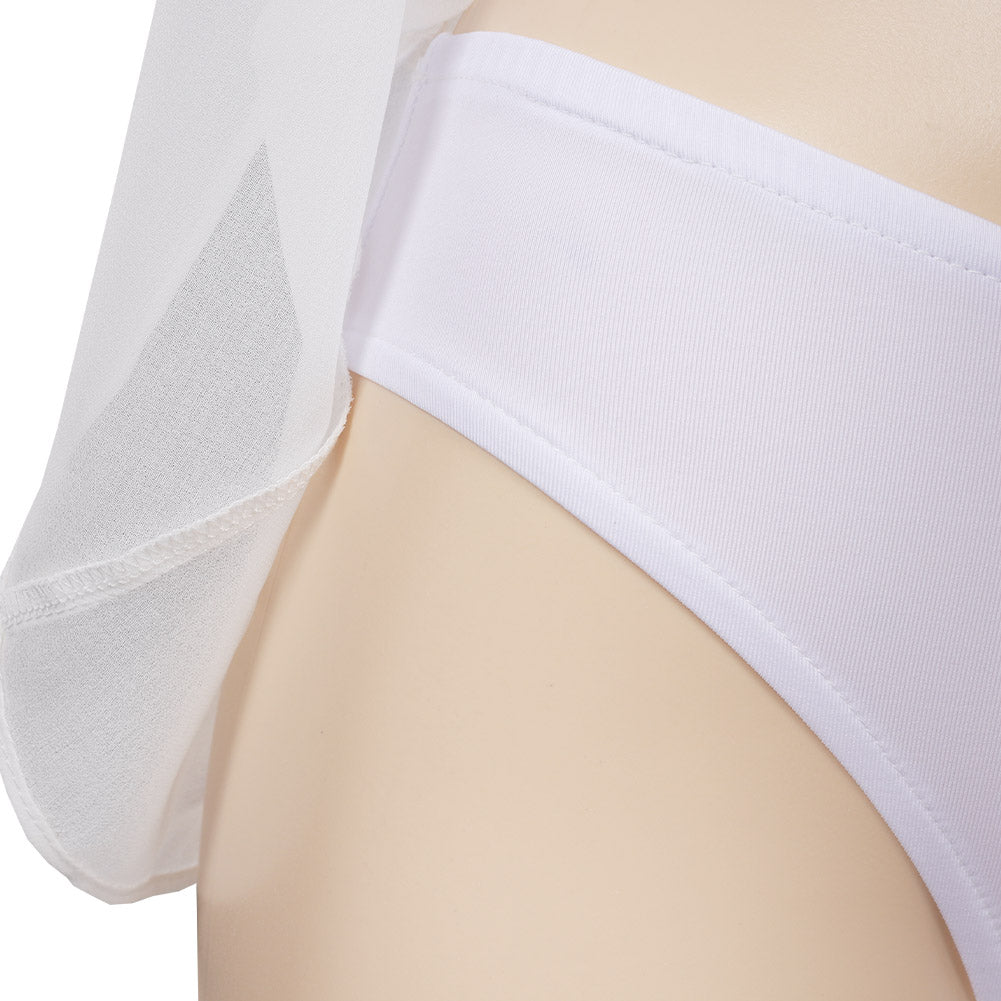 Prinzessin Leia Cosplay Bademode Damen Sommer Originell 3tlg. Bademode