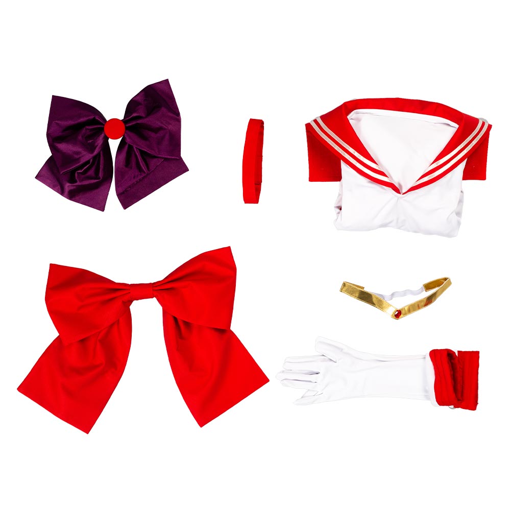 Geist des Feuers Rei Hino Uniform Sailor Mars Rei Hino Cosplay Halloween Karneval Kostüm