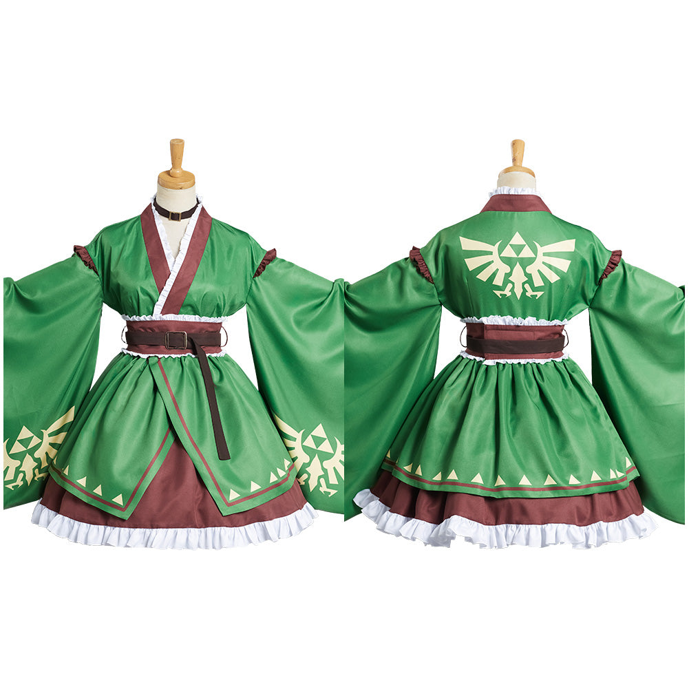The Legend of Zelda:Breath of the Wild Link Cosplay Originelle Kostüm Lolita Halloween Karneval Kimono