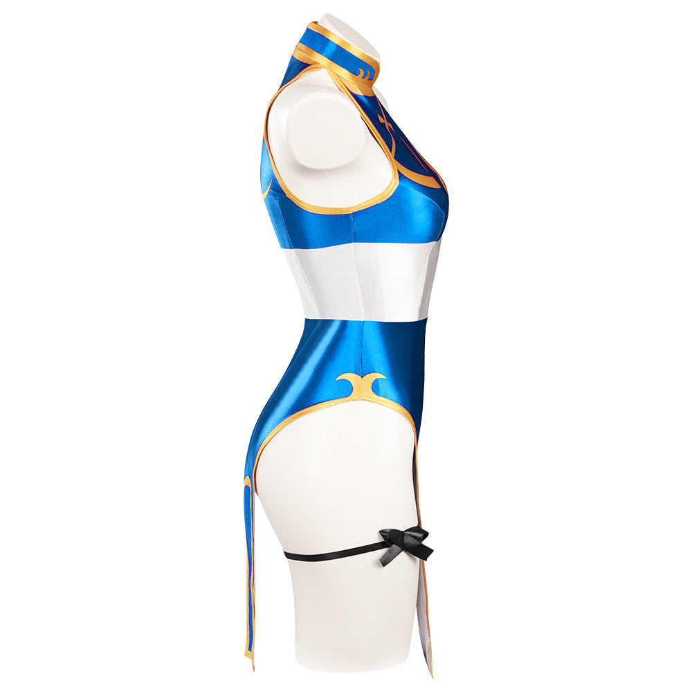 Kinder Mädchen Street Fighter(SF) Chun-Li Bademode Sommer Badeanzug