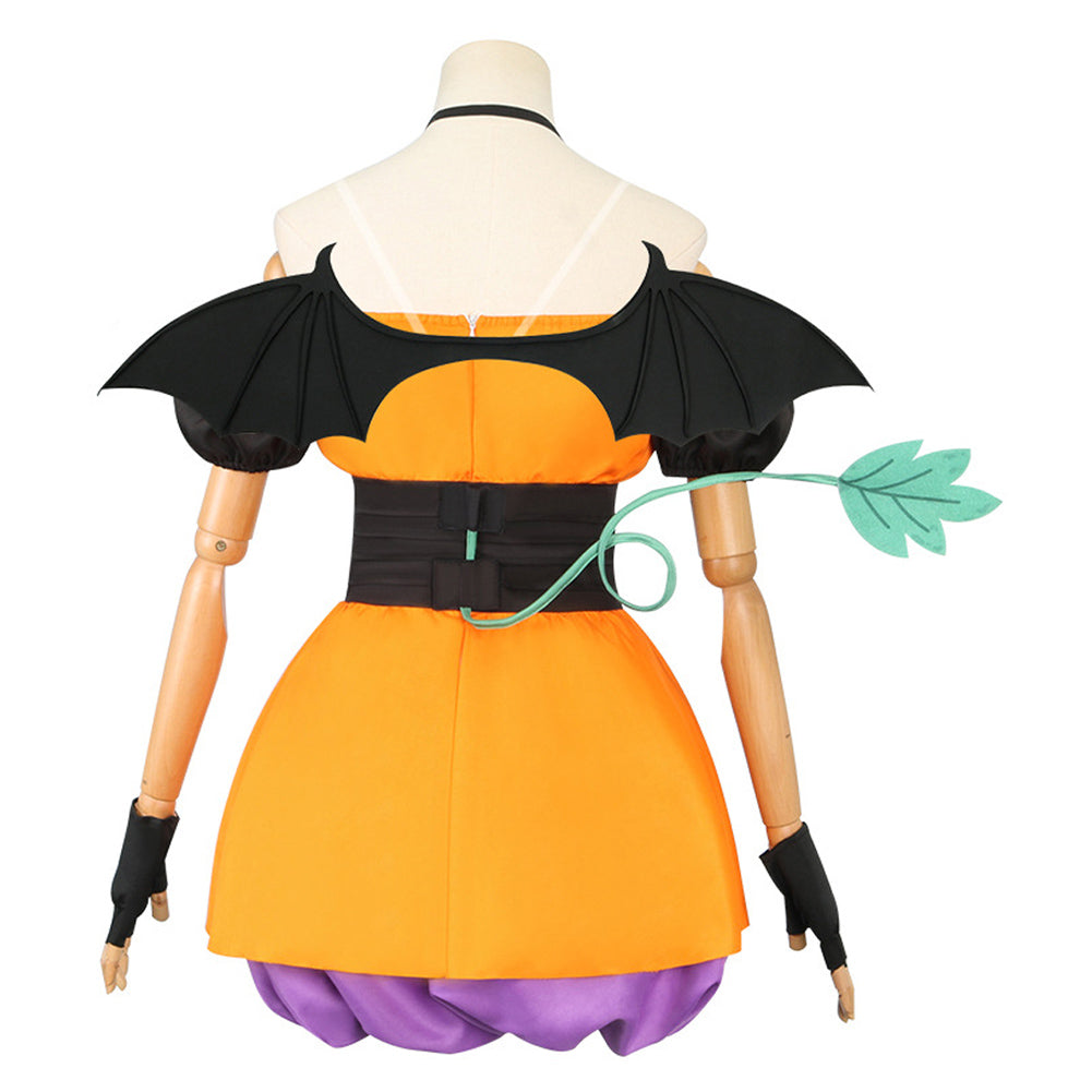 Nishikigi Chisato Cosplay Lycoris Recoil Kostüm Halloween Karneval Pumpkin Kleid