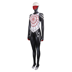 Spider-Man Silk Cosplay Cindy Moon Outfit Halloween Karneval Jumpsuit