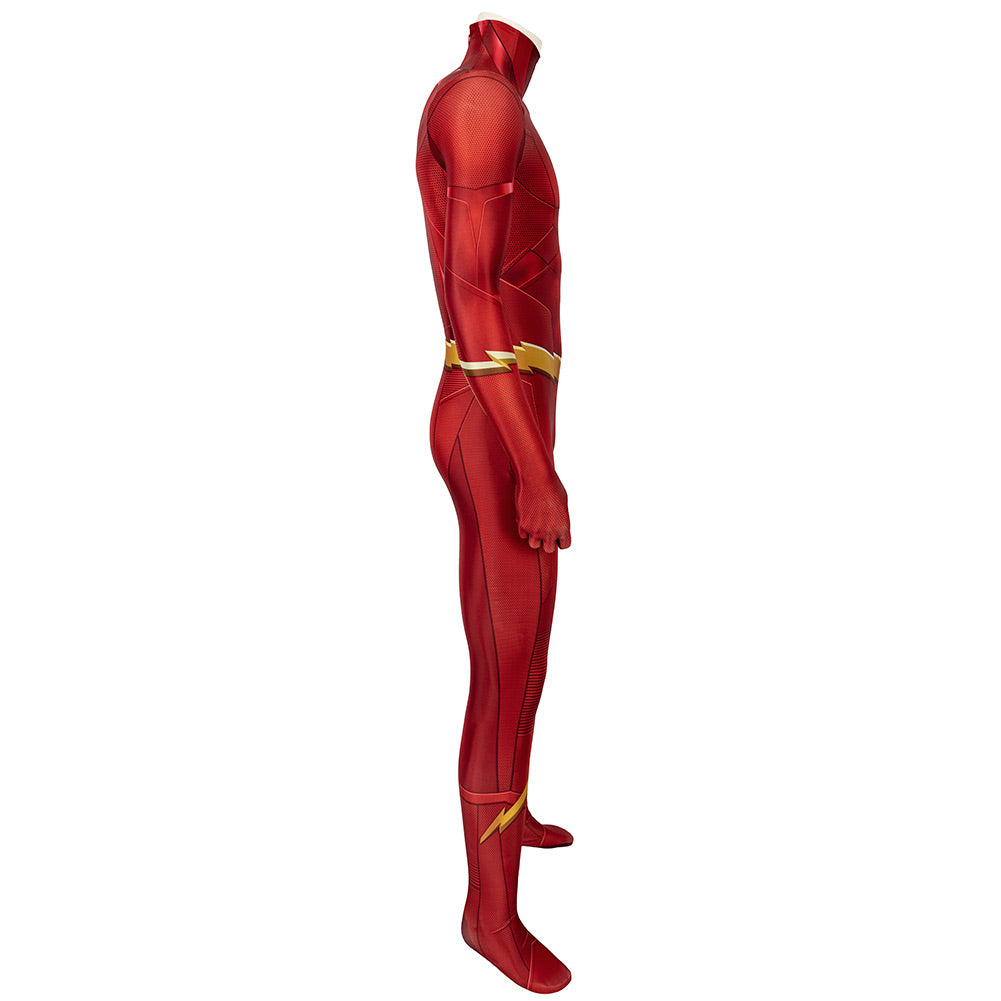 The Flash Barry Allen Cosplay Kostüm Outfits Halloween Karneval Jumpsuit