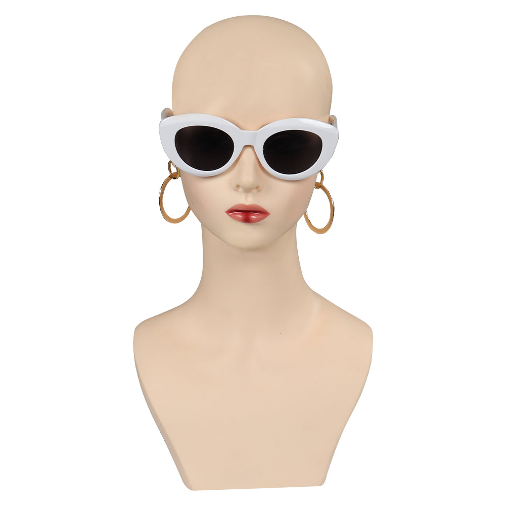 Film Barbie Sonnenbrille Ohrringen Margot Robbie Cosplay Requisite auch für Alltag