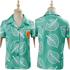 Animal Crossing Timmy & Tommy T-Shirt Tee Oberteil Kurzarm Wald der Tiere