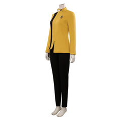 Star Trek: Discovery Cosplay Kostüm Gelbe Uniformen Outfits Halloween Karneval Set