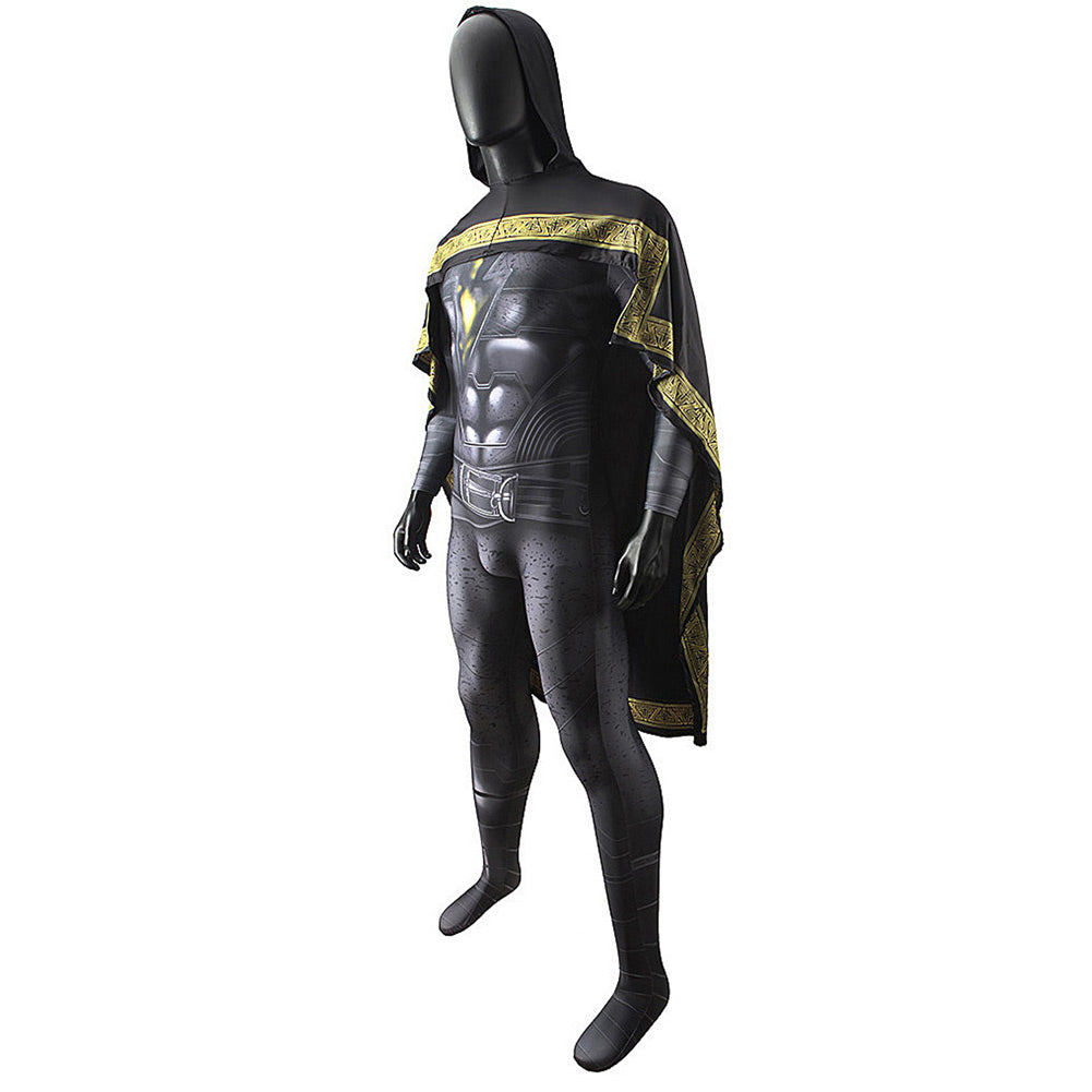 Black Adam Cosplay Kostüm Outfits Erwachsene Halloween Karneval Jumpsuit