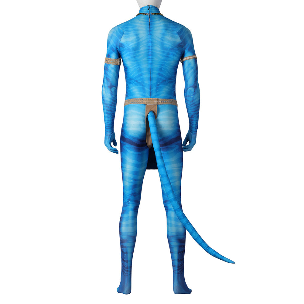 Jake Sully Cosplay Avatar: The Way of Water Kostüm Halloween Karneval Jumpsuit