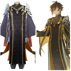 Genshin Impact Zhongli Cosplay Kostüm Halloween Karneval Outfits