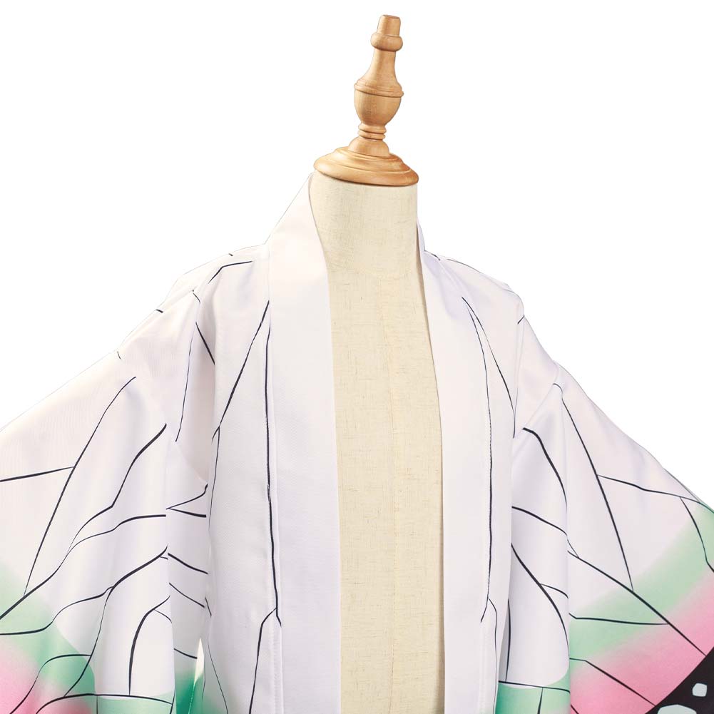 Kinder Blade of Demon Destruction Kochou Shinobu Umhang Cosplay Mädchen Kimono