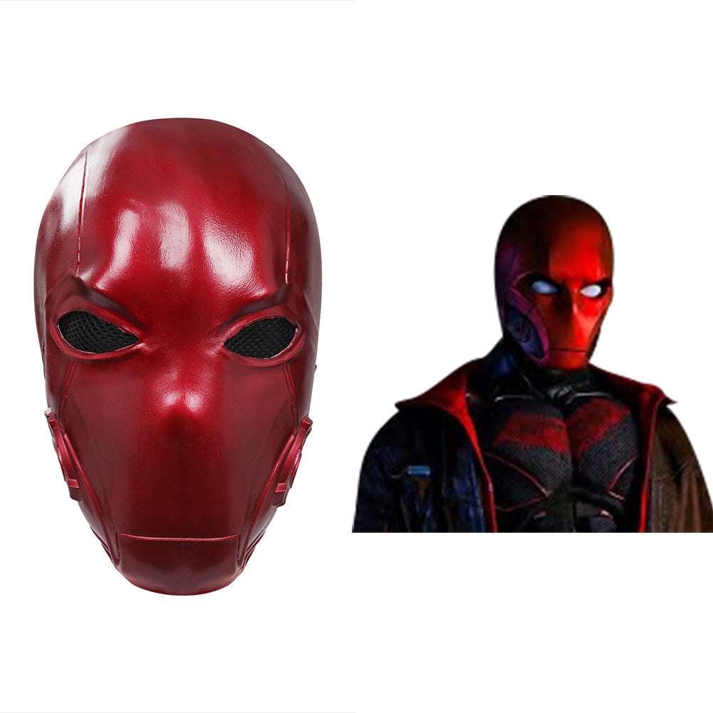 Batman Red Hood Jason Todd Mask Cosplay Latex Maske Halloween Party Requisiten