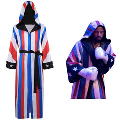 Erwachsene Creed 3 Adonis Creed Bademantel Robe Cosplay Kostüm