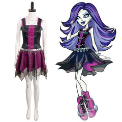 Monster High Cosplay Spectra Vondergeist Kostüm Halloween Karneval Kleid