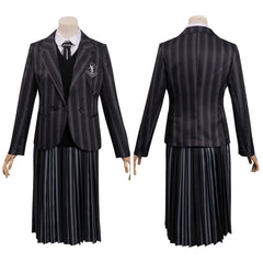 Kinder Addams Family Cosplay Kostüm Halloween Karneval Uniform