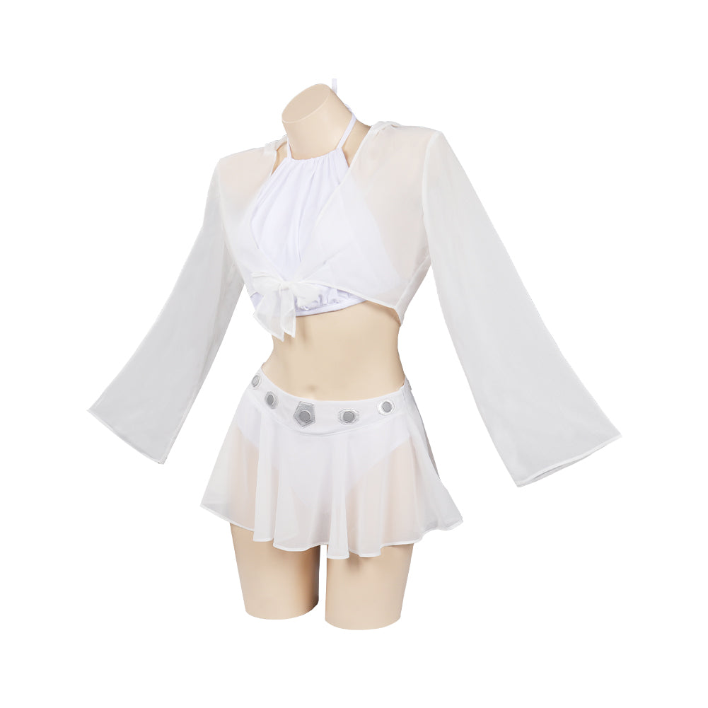 Prinzessin Leia Cosplay Bademode Damen Sommer Originell 3tlg. Bademode