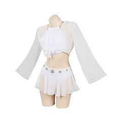 Prinzessin Leia Cosplay Bademode Damen Sommer Originell 3tlg. Bademode