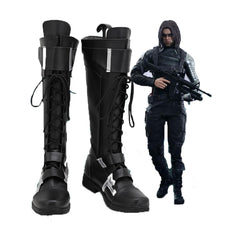 Battle Uniform 2020 Film The Falcon and the Winter Soldier Buggy Stiefel Cosplay Schuhe
