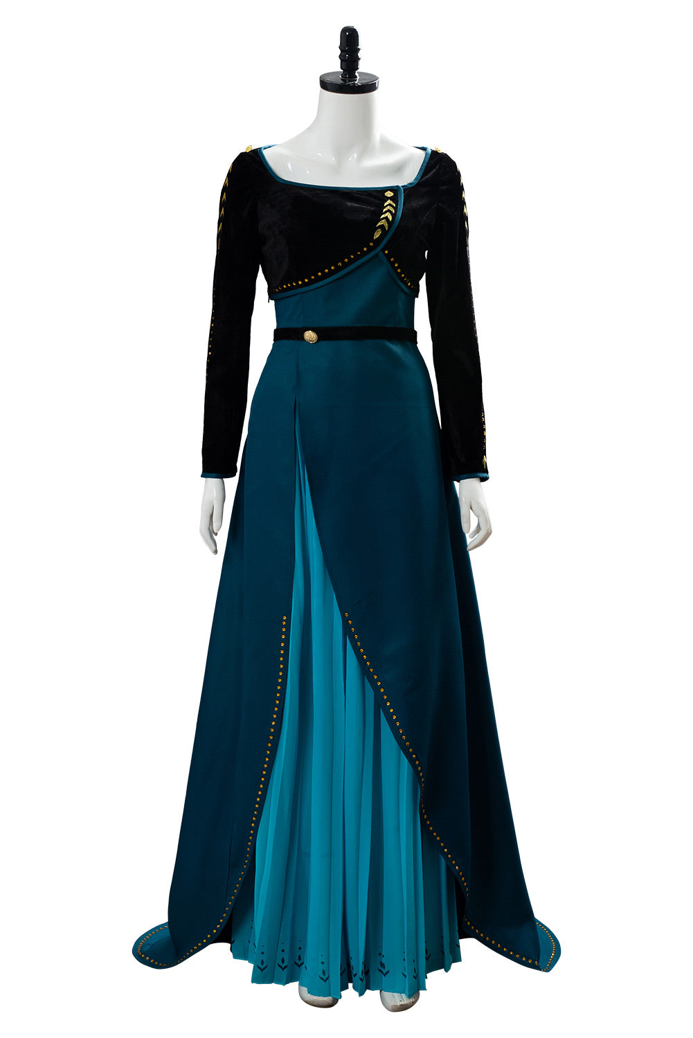 Die Einkönigin Anna Königin Anna Kleid Cosplay Kostüm Set