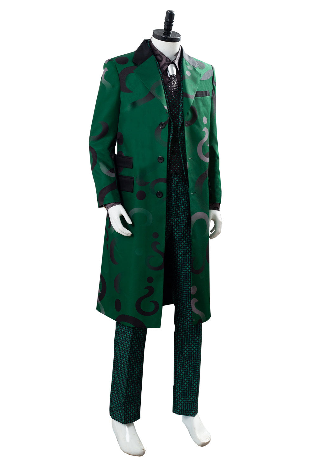 Gotham 5 Edward Nygma Riddler Kostüm Cosplay Kostüm Grün Set