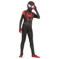 Spider-Man: Into the Spider-Verse Spider-Man: A New Universe Miles Morales Jumpsuit für Kinder Jungen Strampler Kostüm