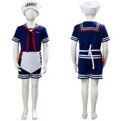 Kinder Stranger Things 3 Scoops Ahoy Uniform Steve Harrington Cosplay Kostüm