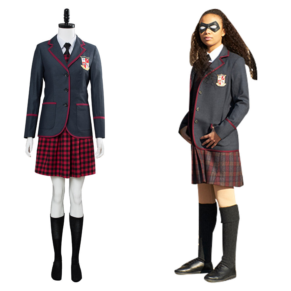 The Umbrella Academy Teenagern Schuluniform Cosplay Kostüm Mädchen Uniform