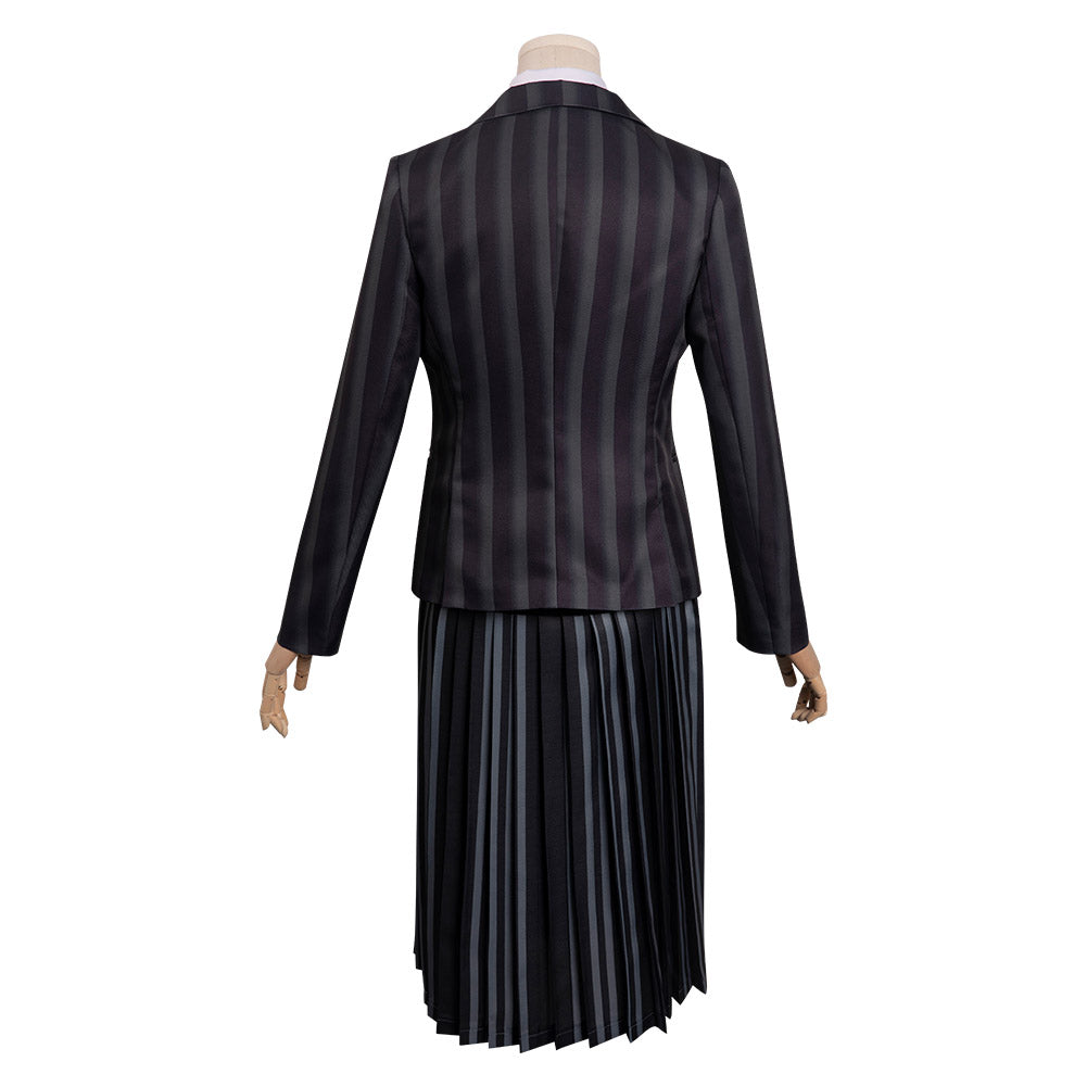 Kinder Addams Family Cosplay Kostüm Halloween Karneval Uniform