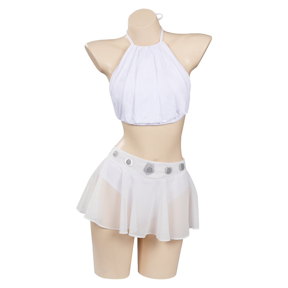 Prinzessin Leia Cosplay Bademode Damen Sommer Originell 3tlg. Bademode