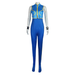 Street Fighter Alpha Chun Li Overall Cosplay Kostüm Halloween Karneval Outfits