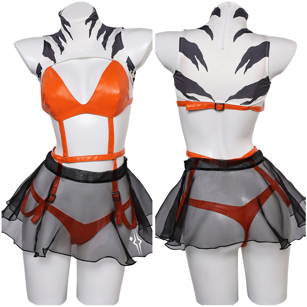 Ahsoka Sexy Kostüm für Frauen Cosplay Kostüm Outfits