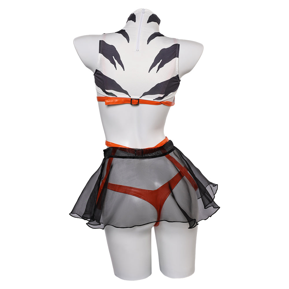 Ahsoka Sexy Kostüm für Frauen Cosplay Kostüm Outfits