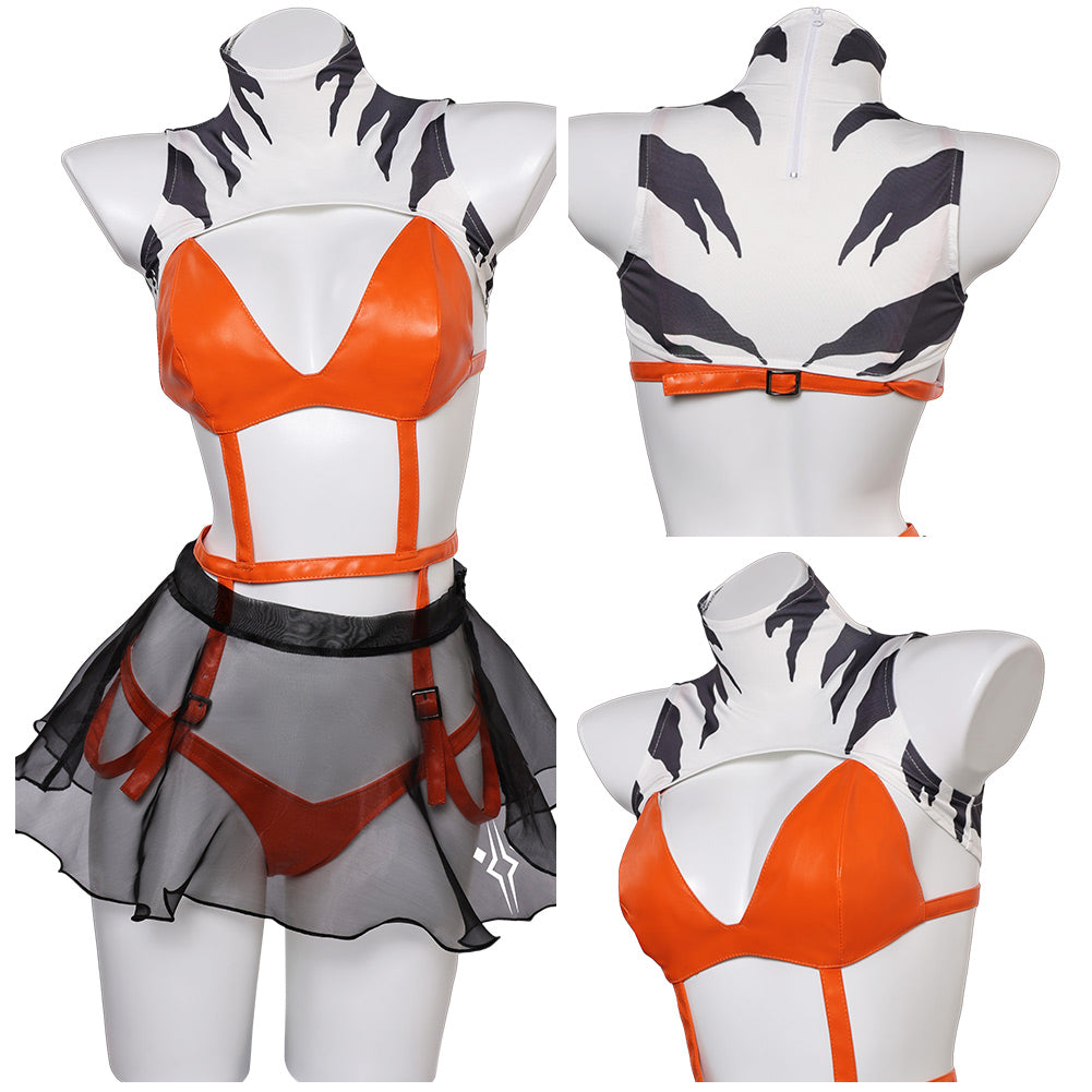 Ahsoka Sexy Kostüm für Frauen Cosplay Kostüm Outfits