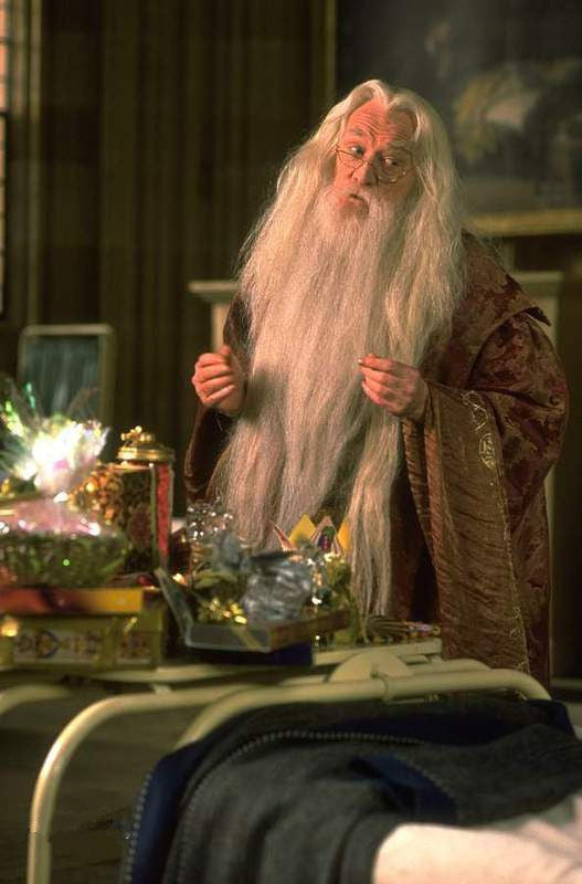 Harry Potter Albus Dumbledore/Gandalf Perücke Cosplay Perücke Schnurrbart