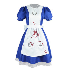 Alice: Madness Returns Alice Kleid Cosplay Kostüm Set