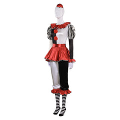 Allerheiligen Clown Outfit All Hallows Day Damen Cosplay Kostüm