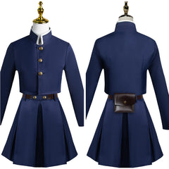 Anime JjK Nobara Kugisak blau Uniform Cosplay Kostüm Set