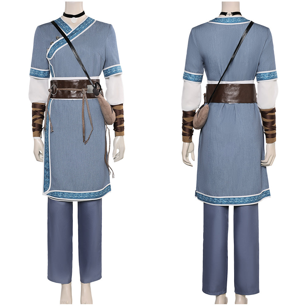 Avatar: The Last Airbender Katara Kostüm Set Cosplay Halloween Karneval Outfits