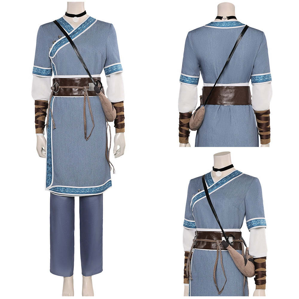 Avatar: The Last Airbender Katara Kostüm Set Cosplay Halloween Karneval Outfits